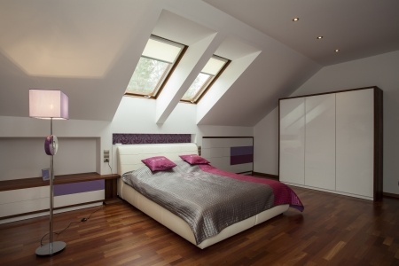Warm insulation attic space